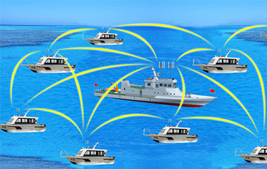 Introduction of IP Mesh system in the sea